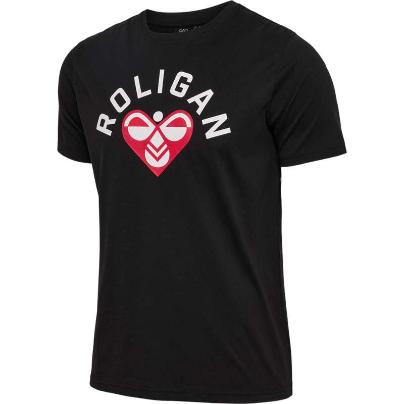 Hummel Roligan Cotton T-shirts Herren Schwarz | 163463-083