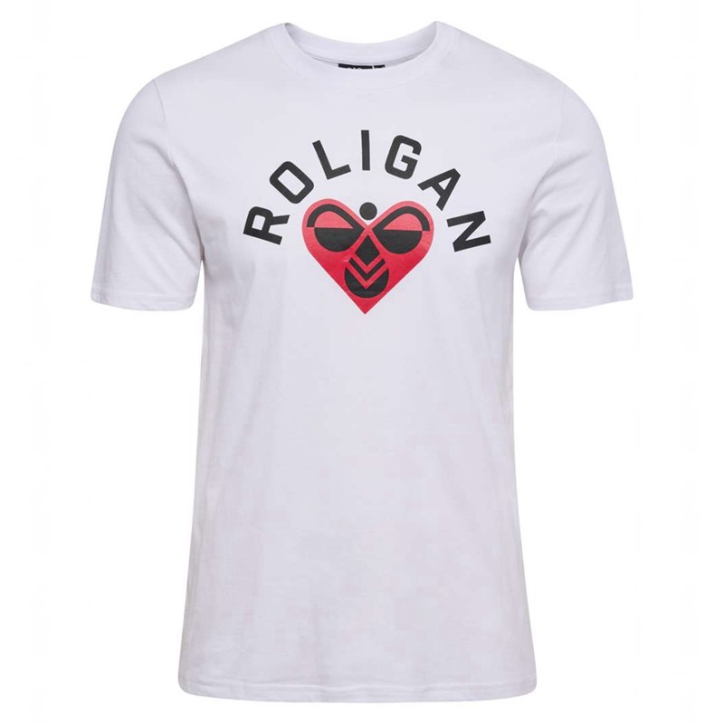 Hummel Roligan Cotton T-shirts Herren Weiß | 185527-180