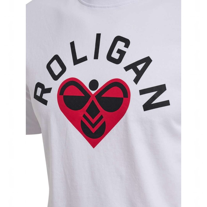 Hummel Roligan Cotton T-shirts Herren Weiß | 185527-180