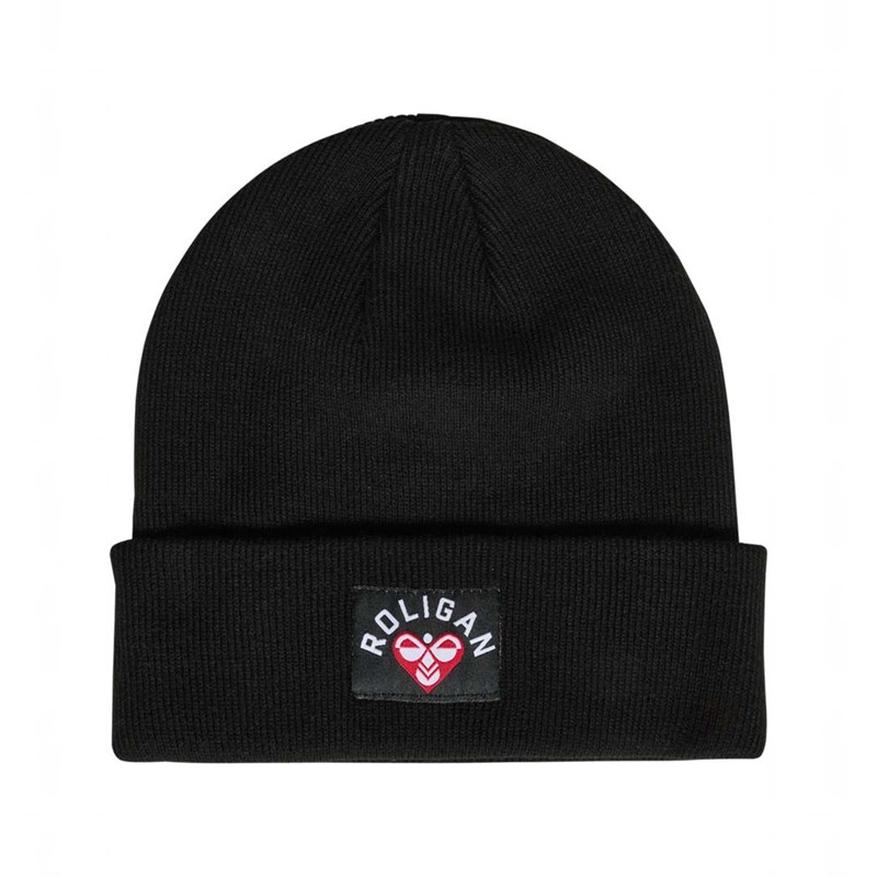 Hummel Roligan Knitted Mütze Herren Schwarz | 241403-111