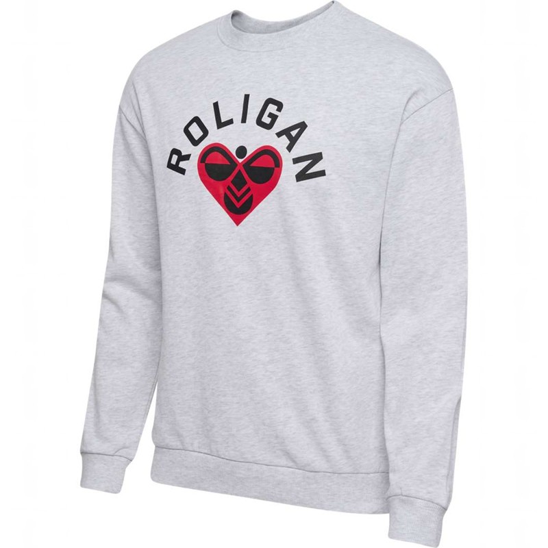 Hummel Roligan Sweatshirt Herren Grau | 330415-879