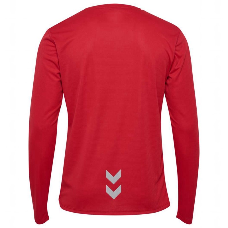 Hummel Run L/S Hoodie Herren Rot | 088577-058