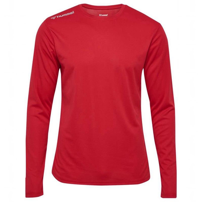 Hummel Run L/S Hoodie Herren Rot | 088577-058
