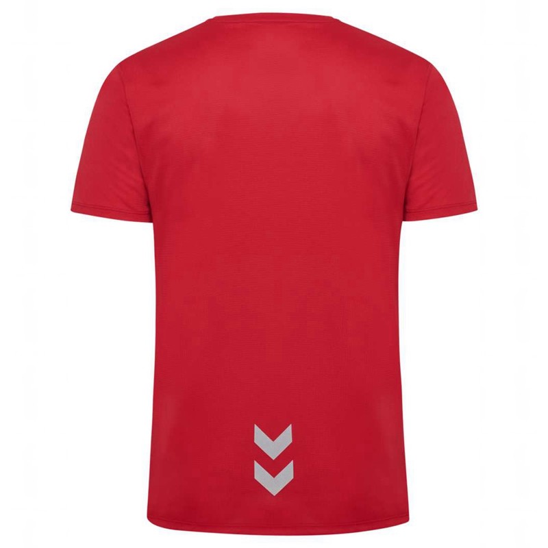 Hummel Run S/S T-shirts Herren Rot | 904981-999
