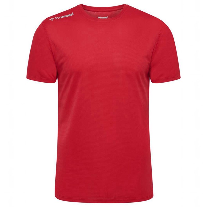 Hummel Run S/S T-shirts Herren Rot | 904981-999