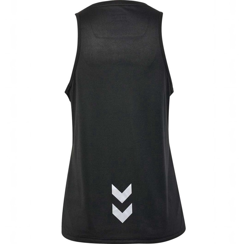 Hummel Run Singlet S/L Kurze Hose Damen Schwarz | 840266-535