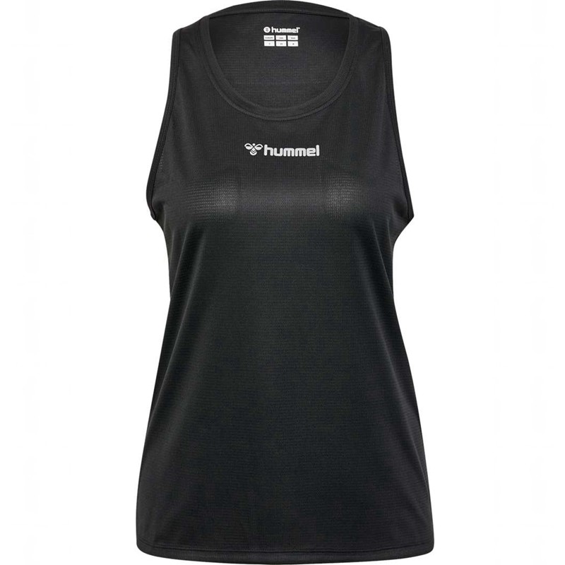 Hummel Run Singlet S/L Kurze Hose Damen Schwarz | 840266-535