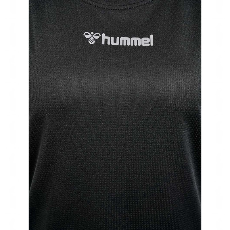 Hummel Run Singlet S/L Kurze Hose Damen Schwarz | 840266-535