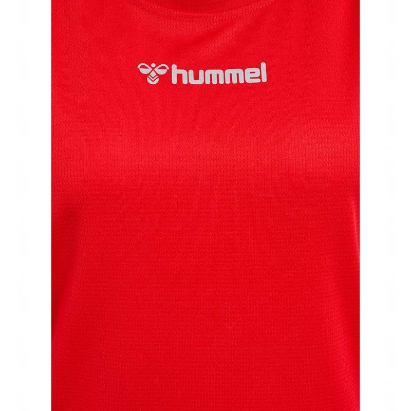 Hummel Run Singlet S/L Tanktop Damen Rot | 707967-863