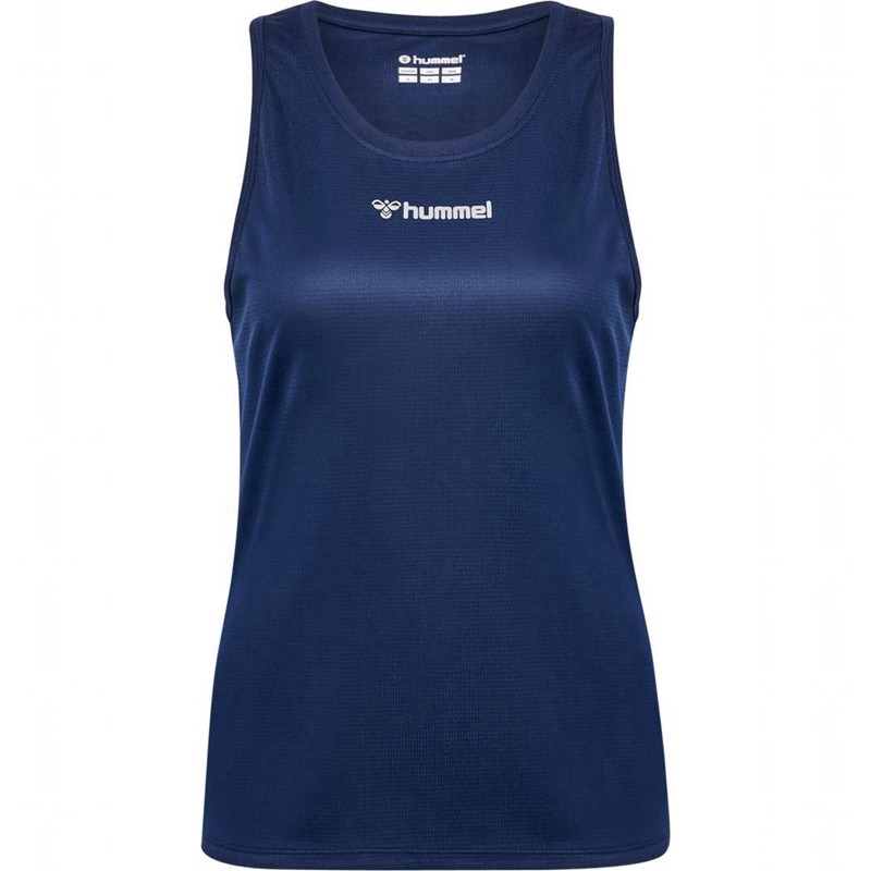 Hummel Run Singlet S/L Tanktop Damen Schwarz | 144686-401