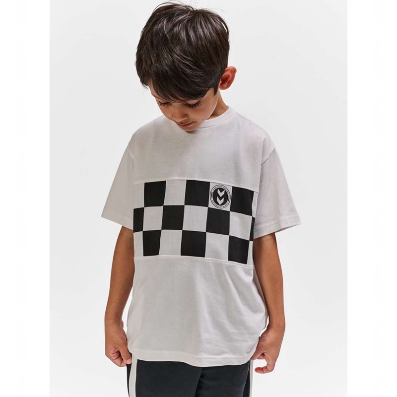 Hummel Runner S/S T-shirts Kinder Weiß | 191943-657