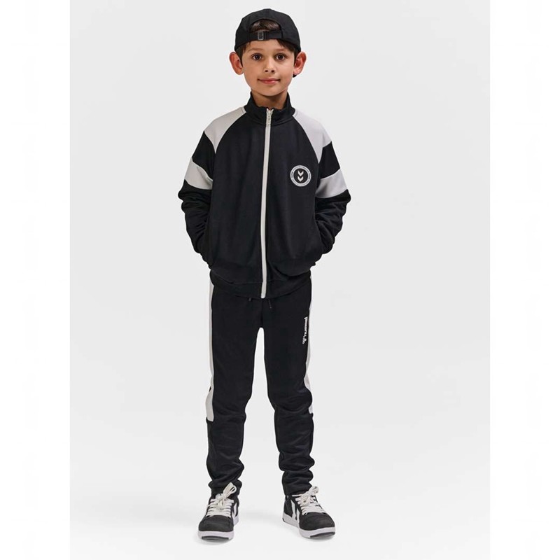 Hummel Runner Zip Jacken Kinder Schwarz | 199299-863