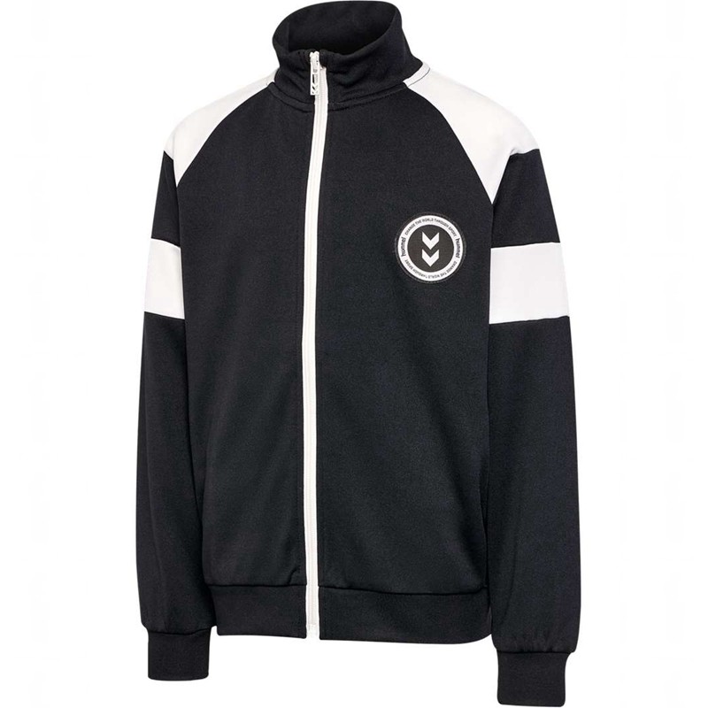 Hummel Runner Zip Jacken Kinder Schwarz | 199299-863
