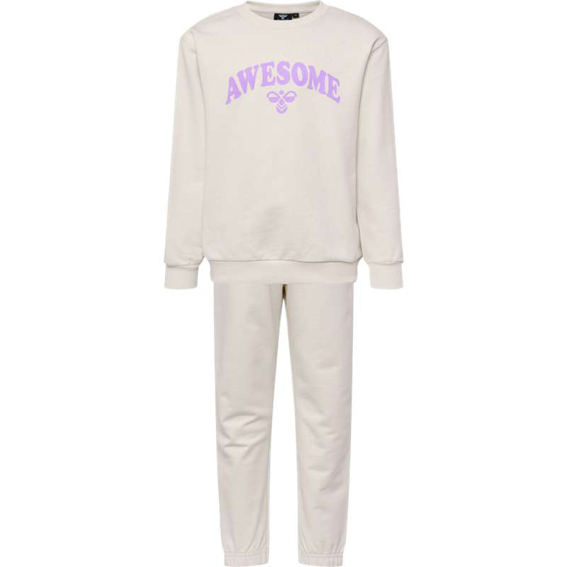 Hummel Rushy Crewsuit Sportbekleidung Kinder Weiß | 867274-197