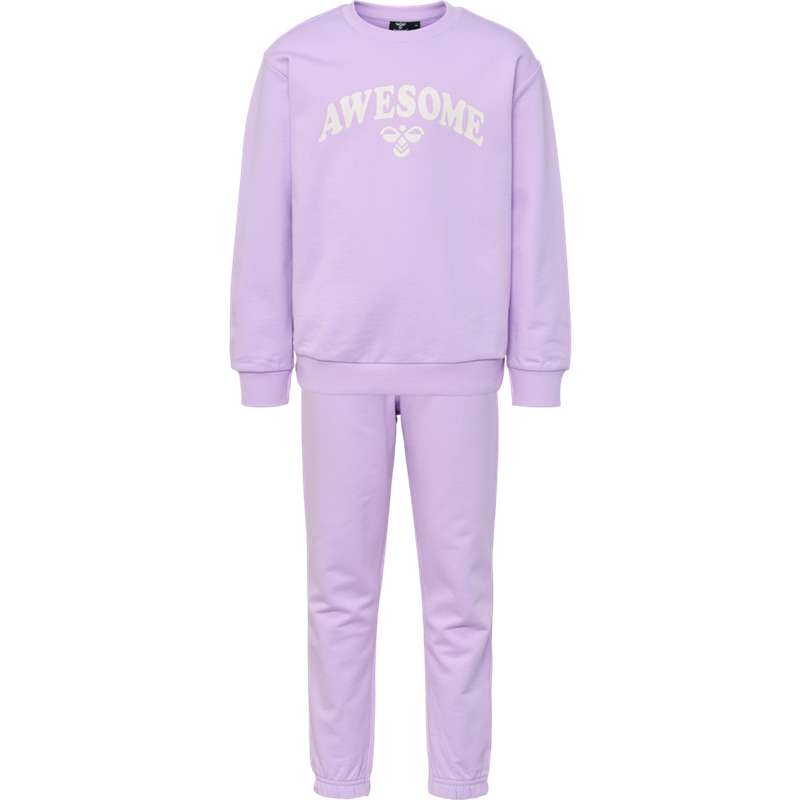 Hummel Rushy Crewsuit Sportbekleidung Kinder Lavendel | 116156-066
