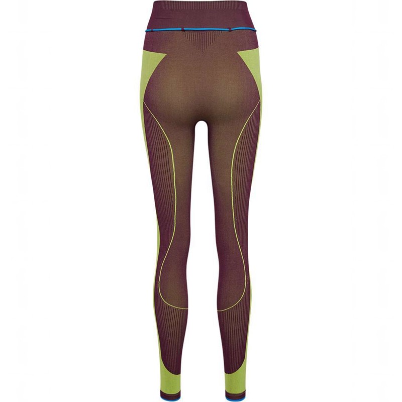 Hummel Seamless High Waist Strumpfhose Damen Grün | 128294-414