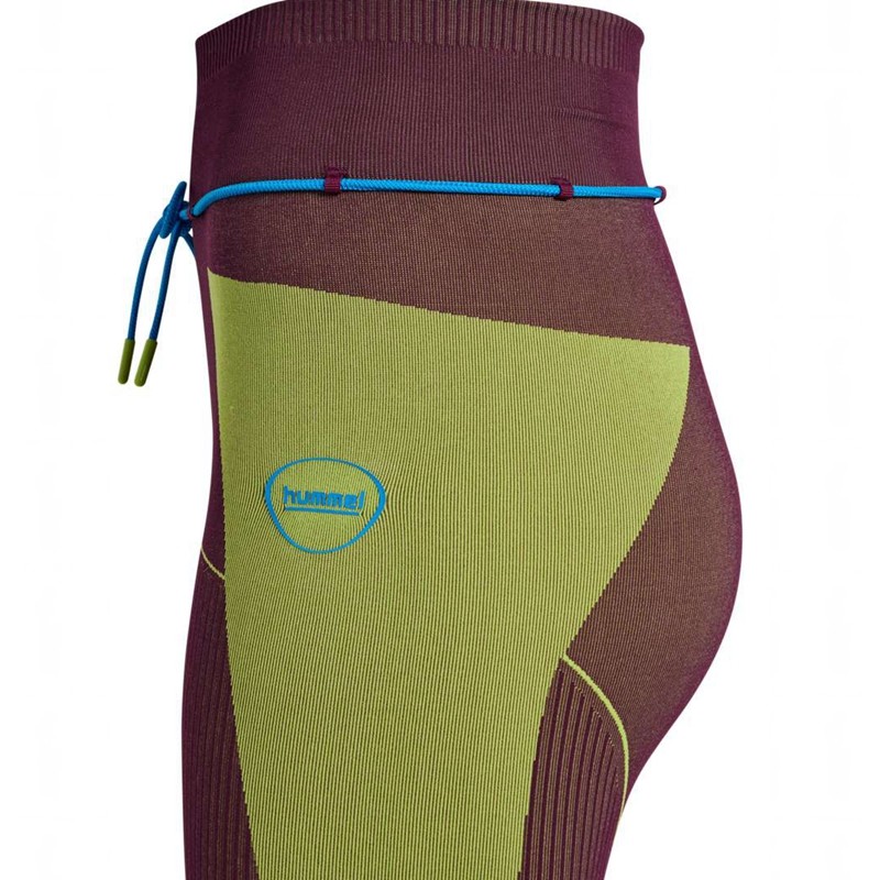 Hummel Seamless High Waist Strumpfhose Damen Grün | 128294-414