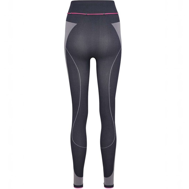 Hummel Seamless High Waist T-shirts Damen Schwarz | 986768-119