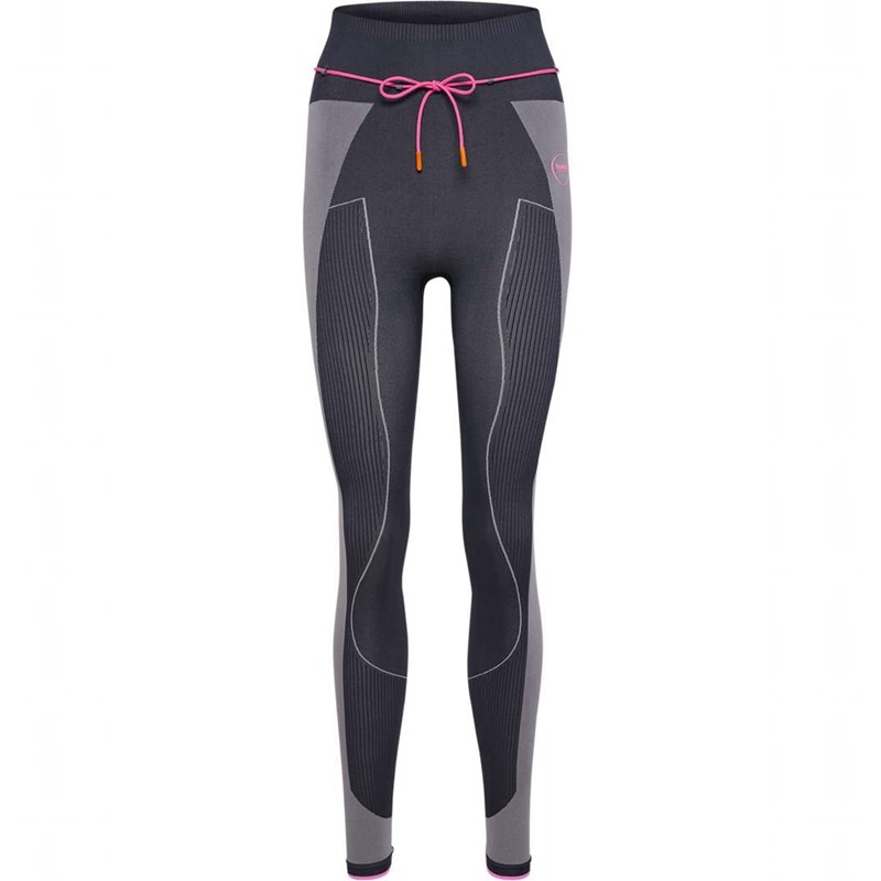 Hummel Seamless High Waist T-shirts Damen Schwarz | 986768-119