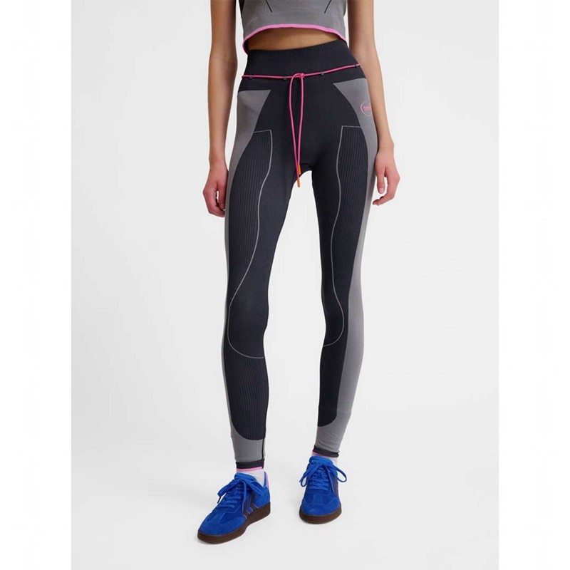 Hummel Seamless High Waist T-shirts Damen Schwarz | 986768-119