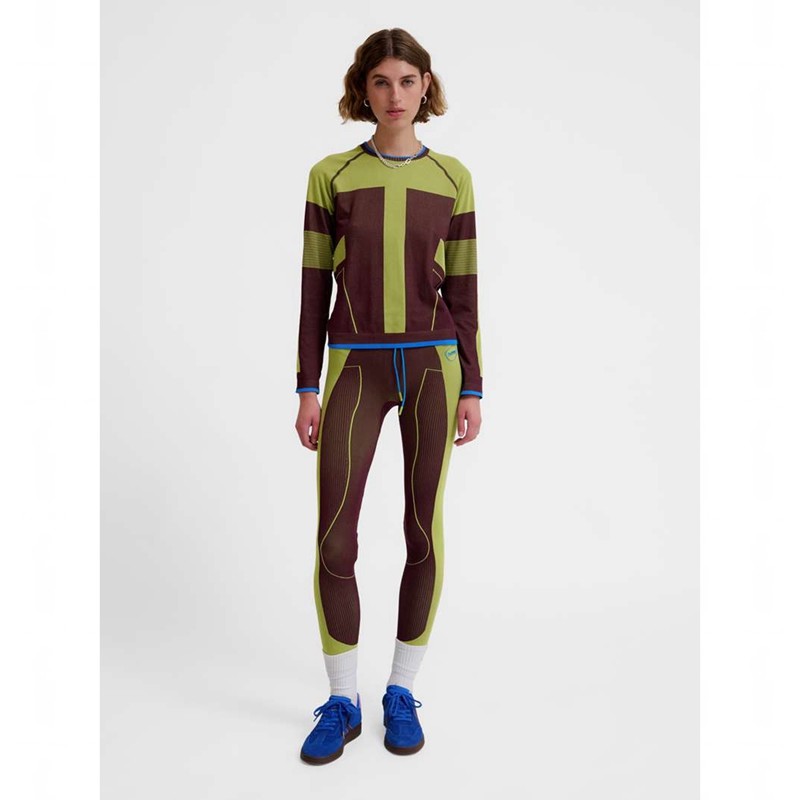 Hummel Seamless Ls T-shirts Damen Grün | 813664-856