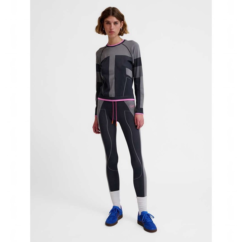 Hummel Seamless Ls T-shirts Damen Schwarz | 076354-969