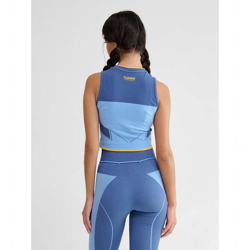 Hummel Seamless Socken Damen Blau | 067993-182