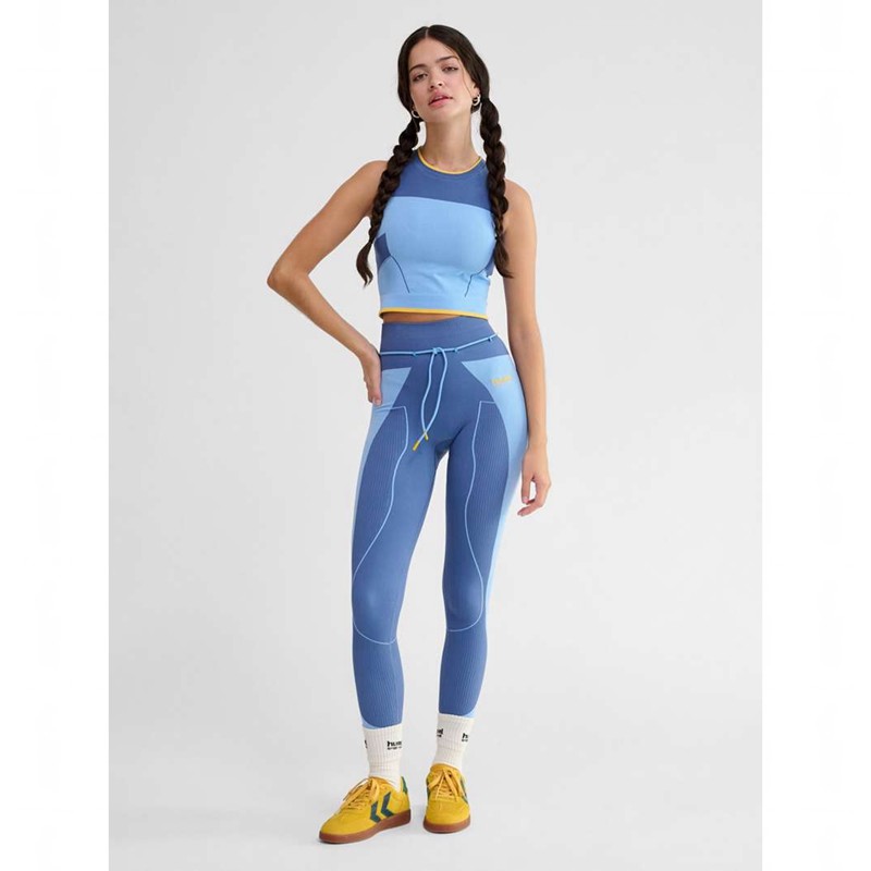 Hummel Seamless Socken Damen Blau | 067993-182