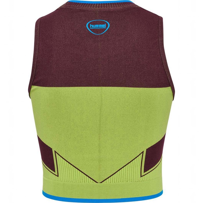 Hummel Seamless Tanktop Damen Grün | 352108-628