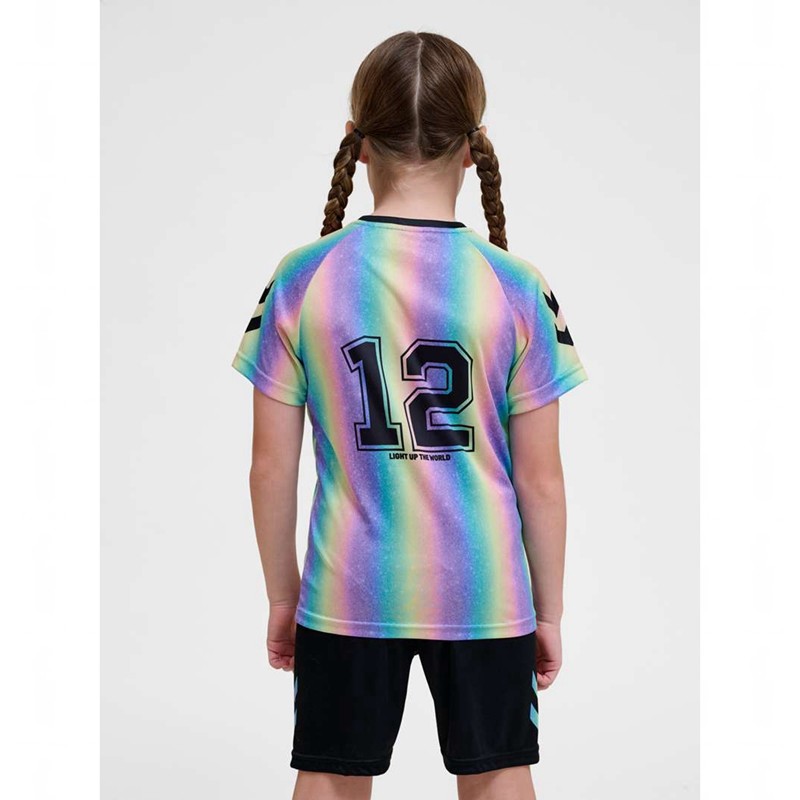 Hummel Shimmer S/S Strumpfhose Kinder Rosa | 763977-819