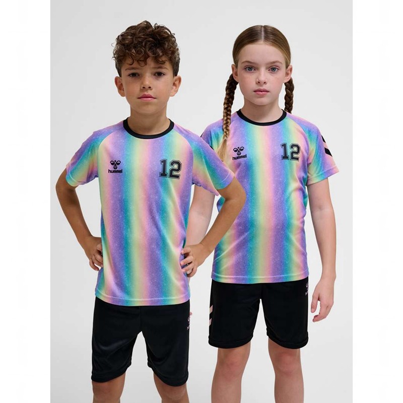 Hummel Shimmer S/S Strumpfhose Kinder Rosa | 763977-819