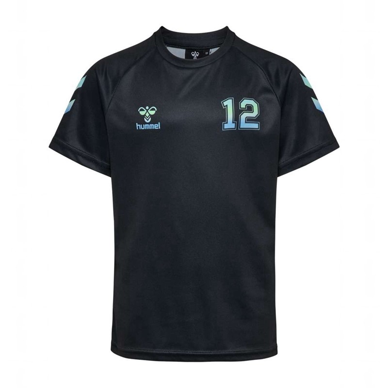 Hummel Shimmer S/S T-shirts Kinder Schwarz | 530213-505