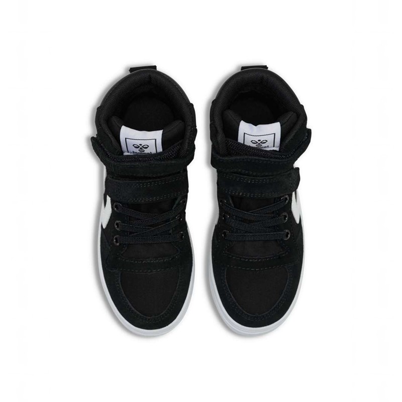 Hummel Slimmer Stadil High Jr Sneakers Kinder Schwarz | 039566-620
