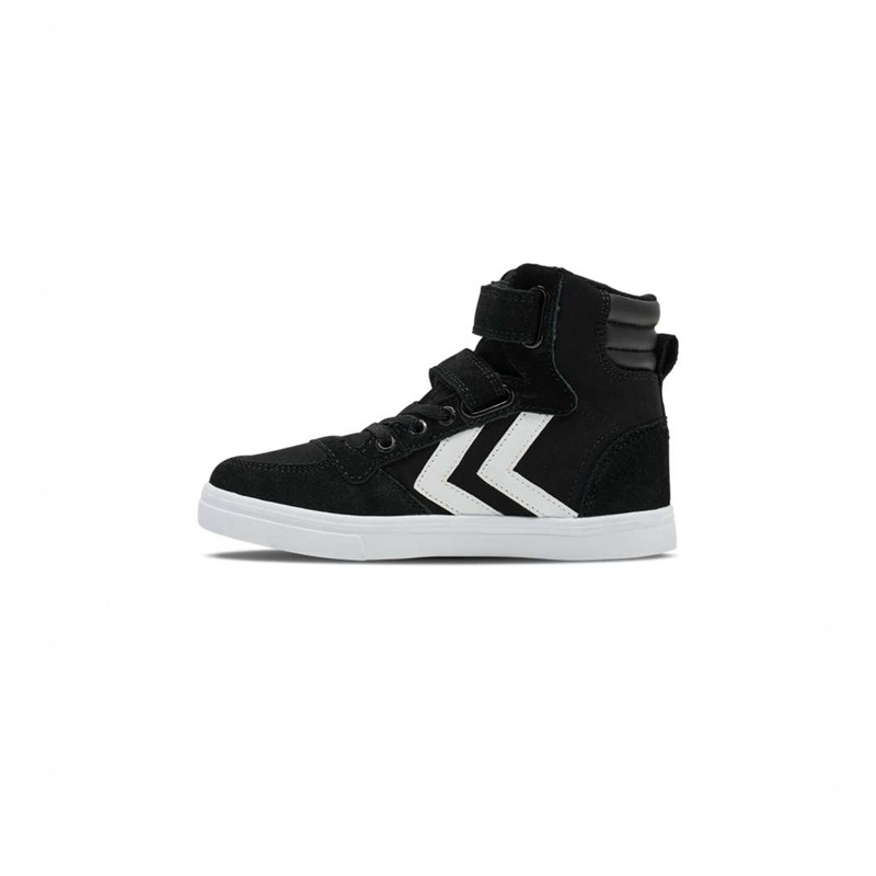 Hummel Slimmer Stadil High Jr Sneakers Kinder Schwarz | 039566-620