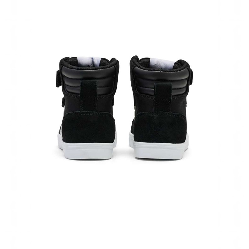 Hummel Slimmer Stadil High Jr Sneakers Kinder Schwarz | 039566-620