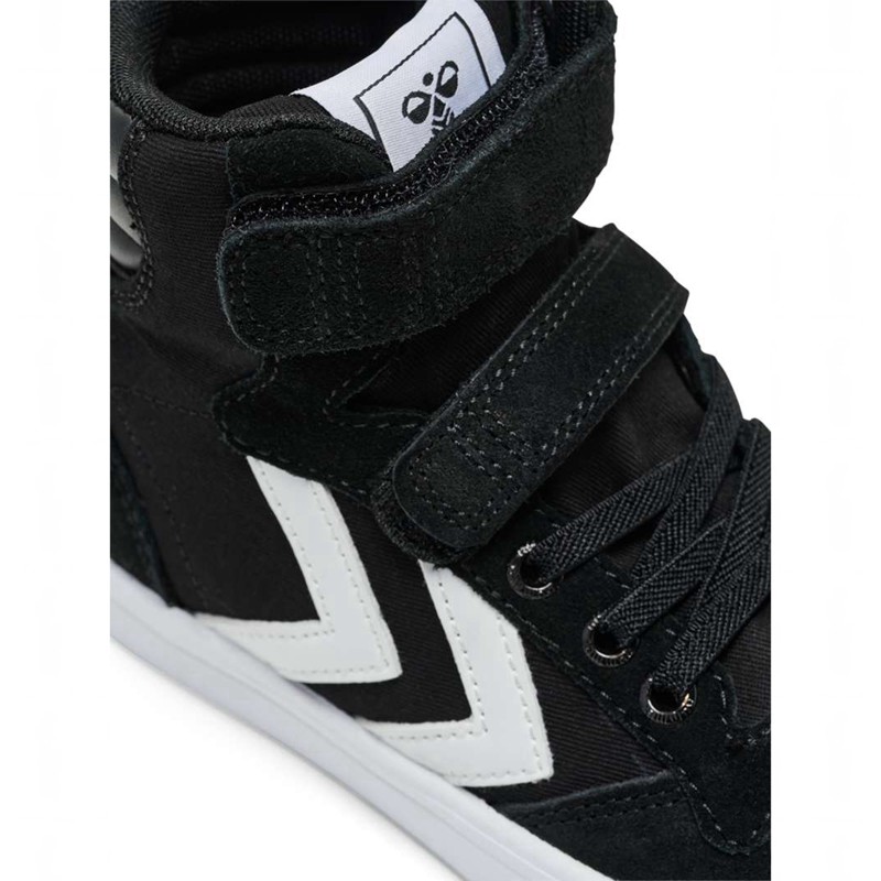 Hummel Slimmer Stadil High Jr Sneakers Kinder Schwarz | 039566-620