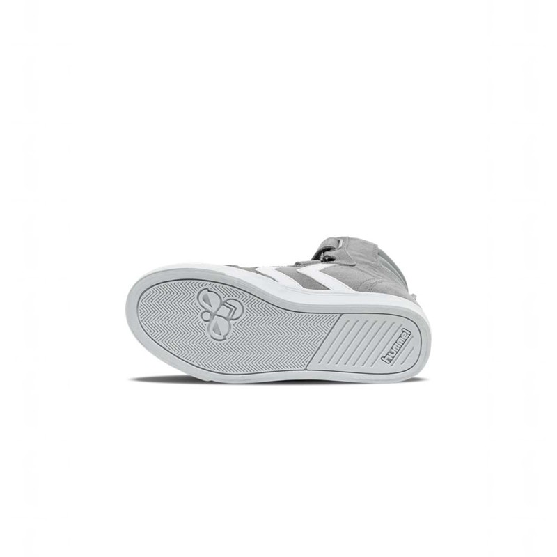 Hummel Slimmer Stadil High Jr Sneakers Kinder Grau | 334216-915