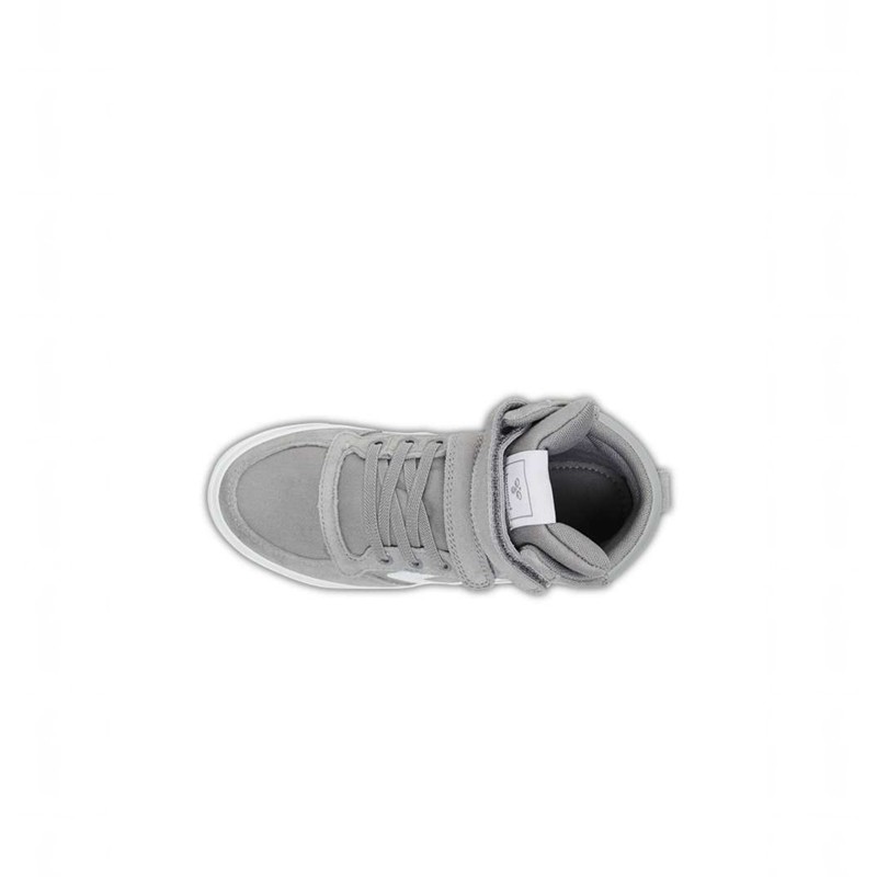 Hummel Slimmer Stadil High Jr Sneakers Kinder Grau | 334216-915
