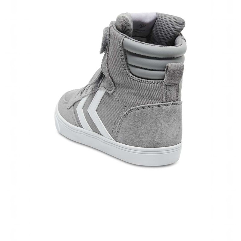 Hummel Slimmer Stadil High Jr Sneakers Kinder Grau | 334216-915