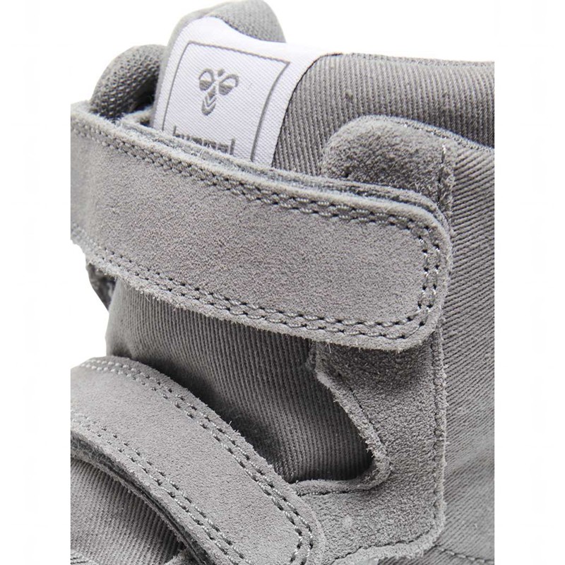 Hummel Slimmer Stadil High Jr Sneakers Kinder Grau | 334216-915