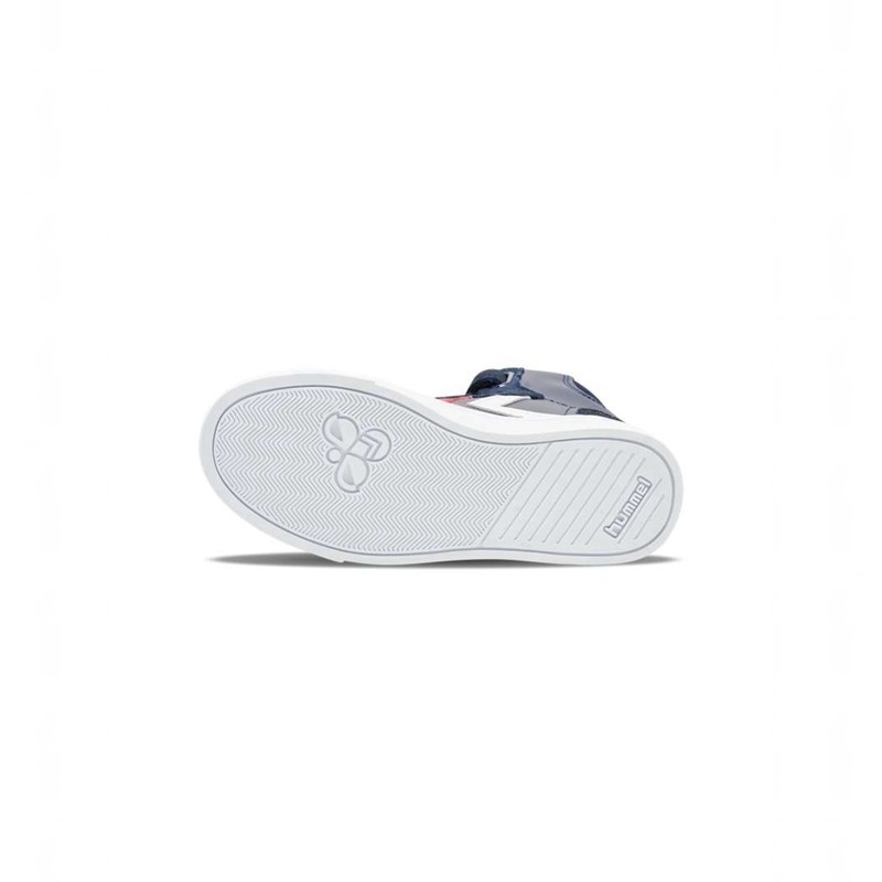 Hummel Slimmer Stadil Leather High Jr Sneakers Kinder Navy | 290795-929