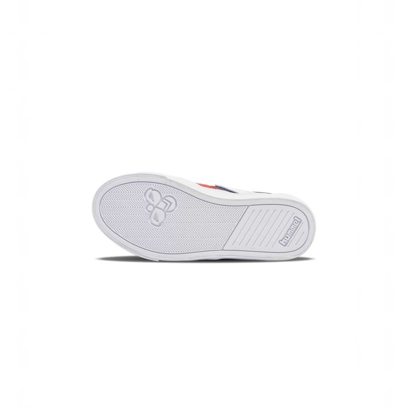 Hummel Slimmer Stadil Leather Low Jr Sneakers Kinder Navy | 376467-268