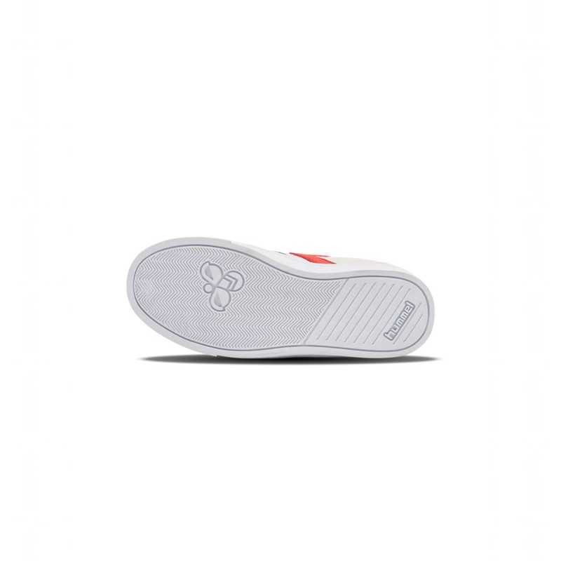 Hummel Slimmer Stadil Leather Low Jr Sneakers Kinder Weiß | 032608-292
