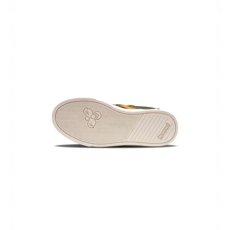 Hummel Slimmer Stadil Low Jr Sneakers Kinder Grün | 010011-092