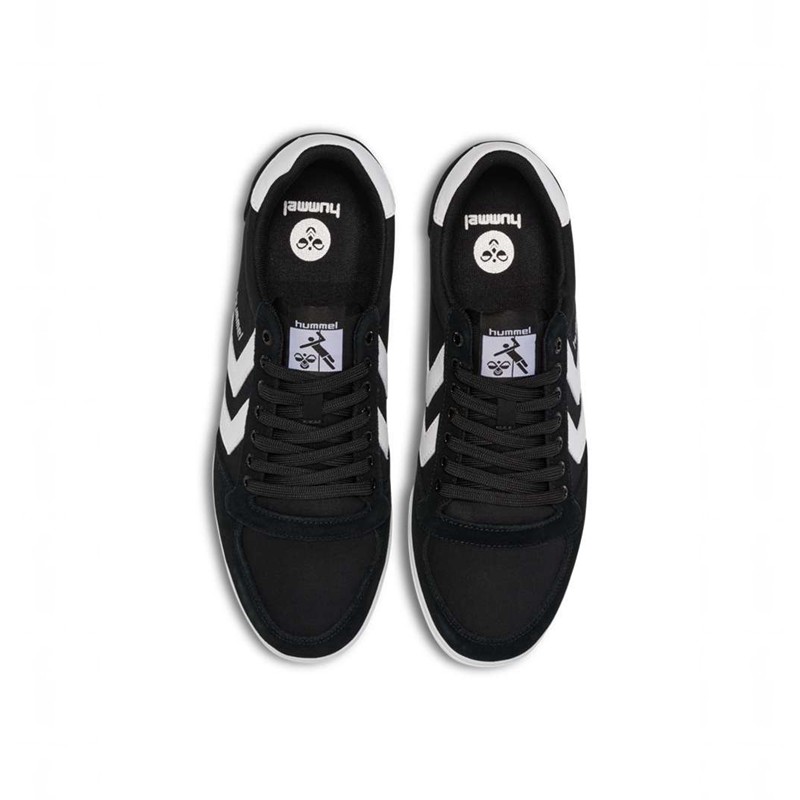 Hummel Slimmer Stadil Low Sneakers Damen Schwarz | 800950-596