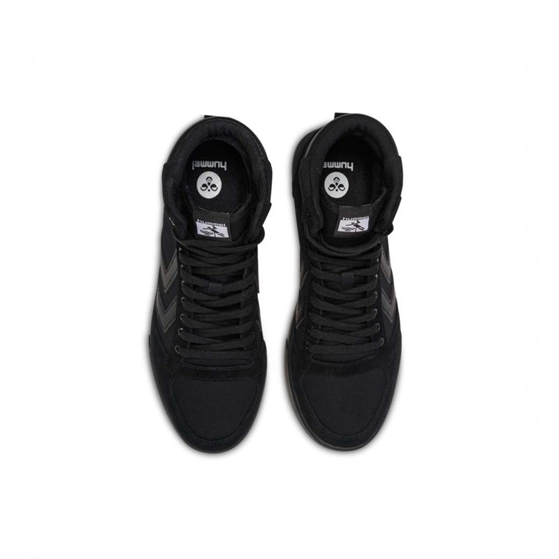 Hummel Slimmer Stadil Tonal High Sneakers Damen Schwarz | 902788-025
