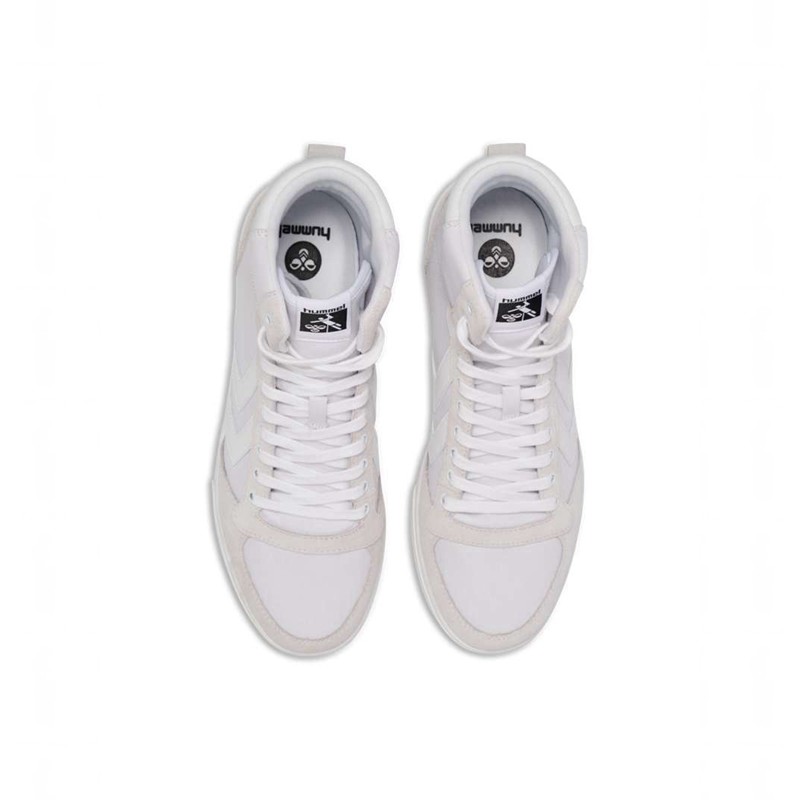 Hummel Slimmer Stadil Tonal High Sneakers Herren Weiß | 178953-352