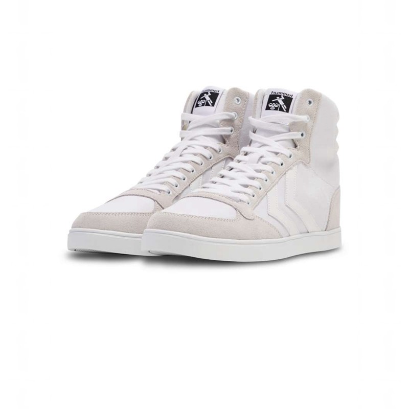 Hummel Slimmer Stadil Tonal High Sneakers Herren Weiß | 178953-352