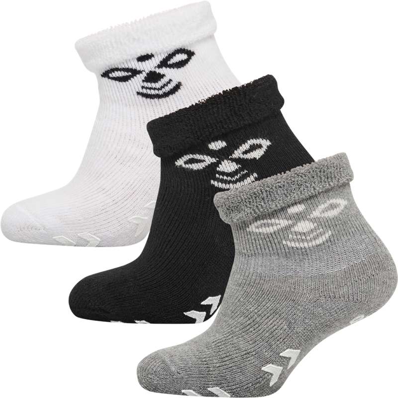 Hummel Snubbie 3 Pk Socken Kinder Schwarz | 760732-655