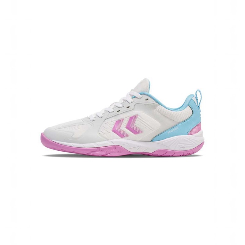 Hummel Speed Court Hallenschuhe Herren Weiß | 393456-841